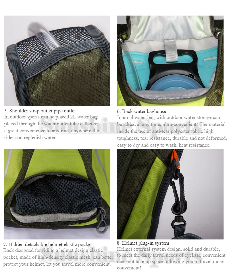 Discount Anmeilu 5L Outdoor Sport Cycling Backpack Nylon Waterproof Ultralight Road  Bike Travel Bag Running Bicycle Backpack Packs 27