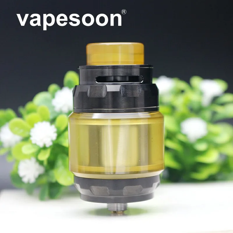 

Newest Postless deck 4ml / 6ml juggerknot rta tank top fill top airflow to coil design 810 Ultem drip tip atomizer