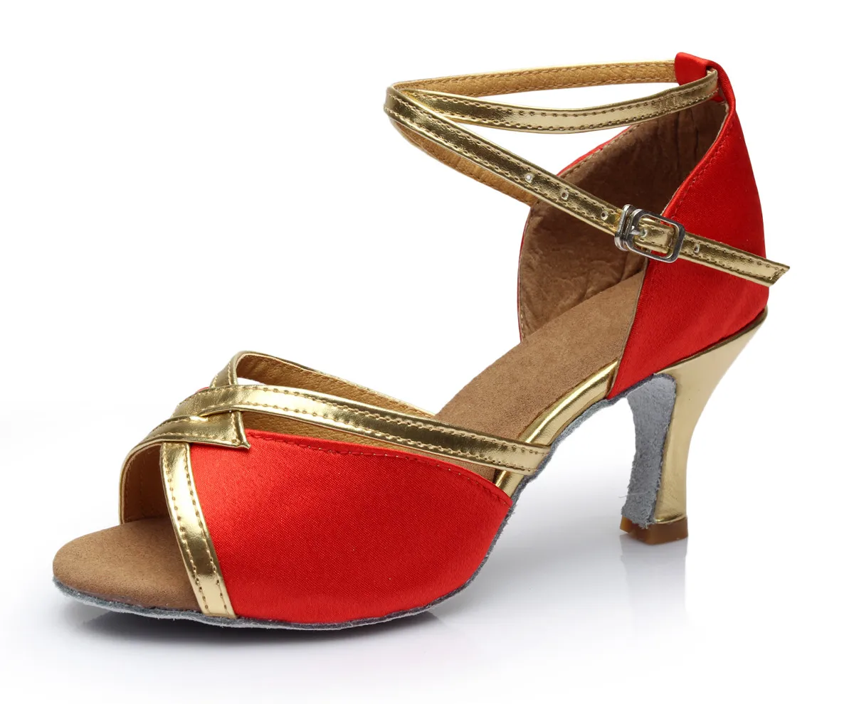 2017 New Style Satin PU High Quality font b Women b font Ladies Girls Tango Salsa