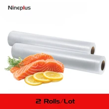 Вакуумные пакеты для хранения продуктов, вакуумный упаковщик, пакет для сохранения продуктов питания, 12x500, 15x500, 20x500, 25x500, 28x500, вакуумная упаковка Fresh World, 2 рулона