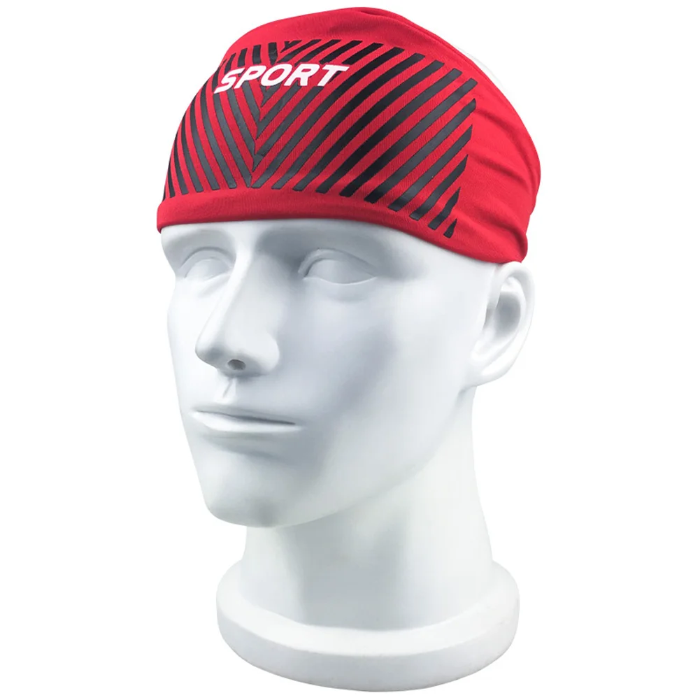 Повязка на голову Абсорбирующая Налобная повязка от пота дышащая Для Спорт бег Велоспорт FG66 - Цвет: red