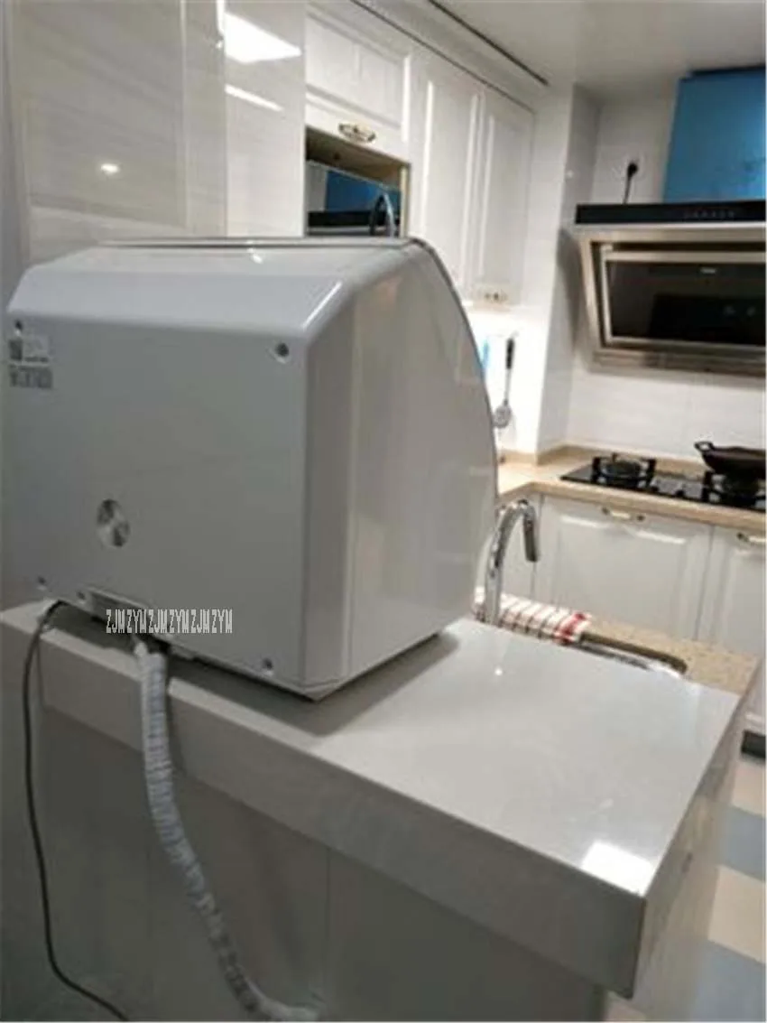 1 шт. мытья миска Посудомоечная машина для дома полностью автоматическая щетка миска настольная маленькая посудомоечная машина высокотемпературная дезинфекция HTAW50STGGB 220 В