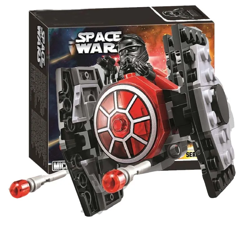 

Bela 10894 Star Wars Series First Order TIE Fighter Microfighter Building Block Bricks Toys Compatible With Legoings 75194