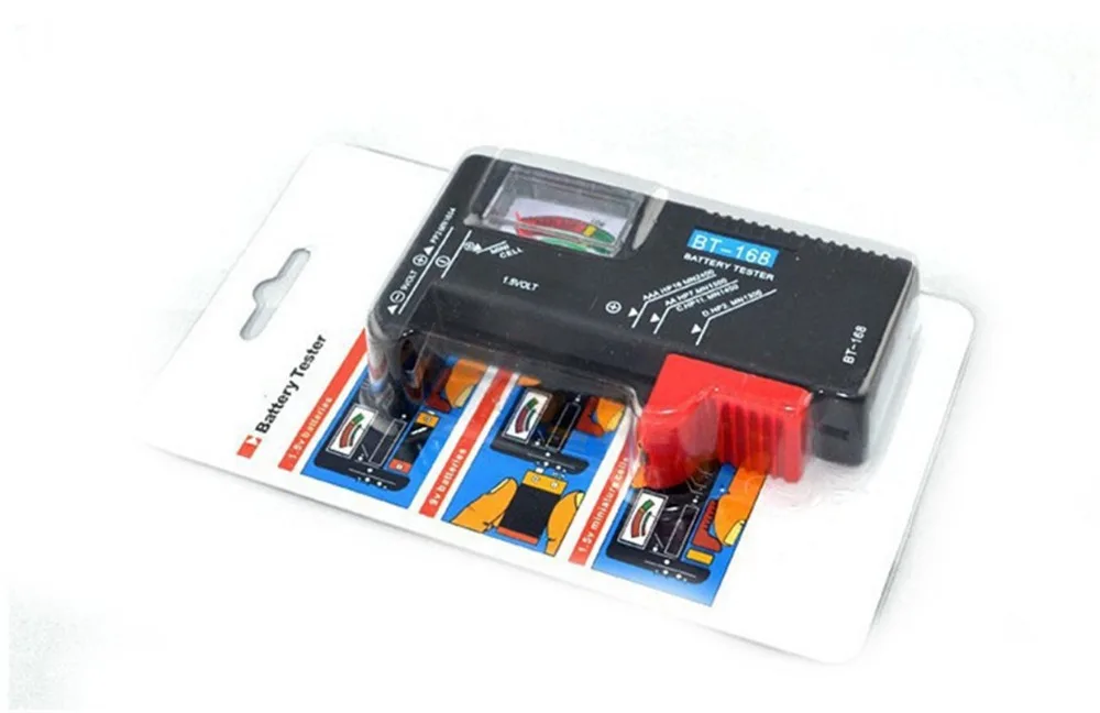 Новая батарея тестер BT 168D AA/AAA/C/D/9 V/1 5 V универсальная Кнопка напряжения|battery tester