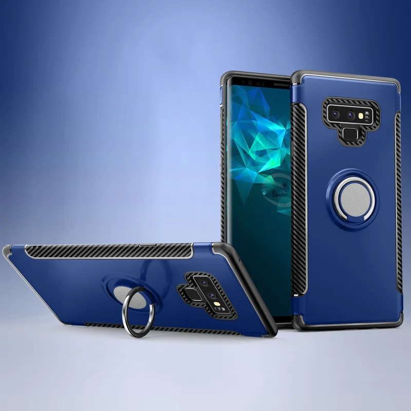 Чехол для телефона на магните чехол Чехол для samsung Galaxy S10 Lite S9 S8 плюс S7 Edge Note 9 8 для J2 J3 J5 J7 J8 Pro Prime A6 чехол - Цвет: Dark Blue