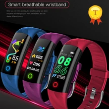 Новые модные женские туфли женские Стиль Красочные смарт-дыхание прохладным ночной забег свет smartband с сердечный ритм Оксиметр монитор