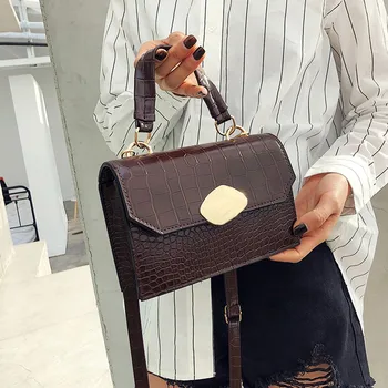 

Maison Fabre Fashion Alligator Top-handle Handbag Designer Women Crossbody Bag Mini Shoulder Messenger Bags For Women 2019 Sac