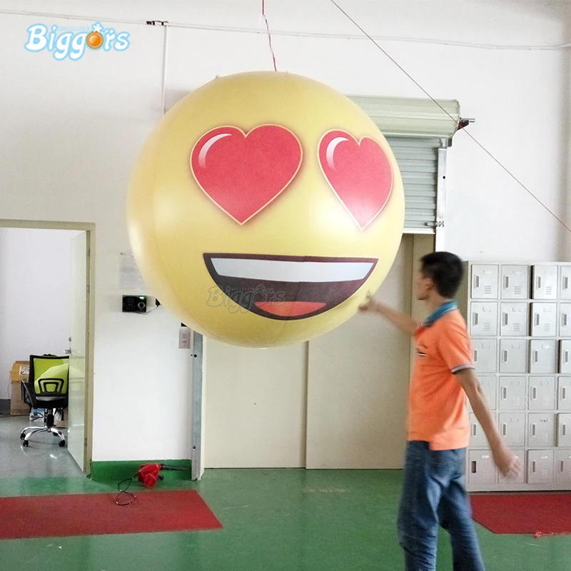 

Customized Expression pack inflatable ball Emoji Ball decoration inflatable smiley face ball