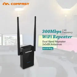 Беспроводной wi-fi ретранслятор 802.11n/b/g wi-fi mi comfast сети маршрутизатор extender 300 мбит 10dbi антенна wi-fi сигнала roteador руля