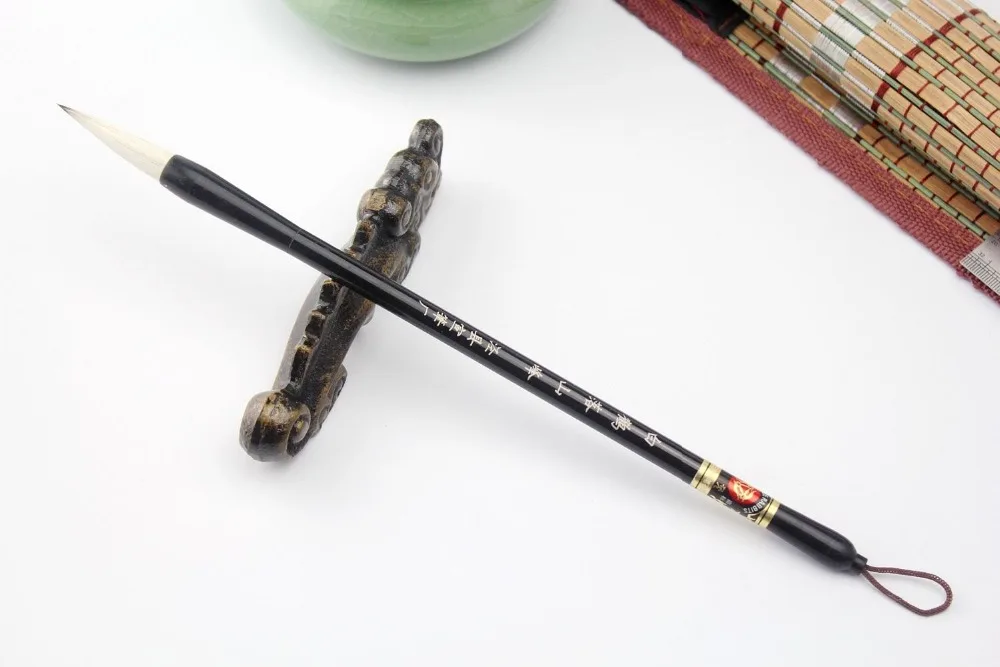 

Famous Brand "Three Rabbits" Chinese Calligraphy Brush Beginner BaiHeLuoShanFeng Regular script