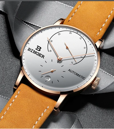 Швейцарский Бингер мужской роскошный бренд часов автоматические механические мужские s часы сапфир мужской Япония движение Мужчины t reloj hombre B-1187-1 - Цвет: 10