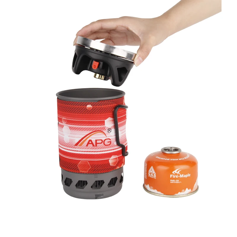  APG Propane Gas Stove Personal Cooking System Portable Outdoor Burners Hiking Camping Equipment Hea