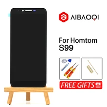 AiBaoQi Nieuwe Originele 5.5 inch Touch Screen 1440x720 LCD Beeldscherm Vervanging Voor Homtom S99 Android 8.0 telefoon(China)
