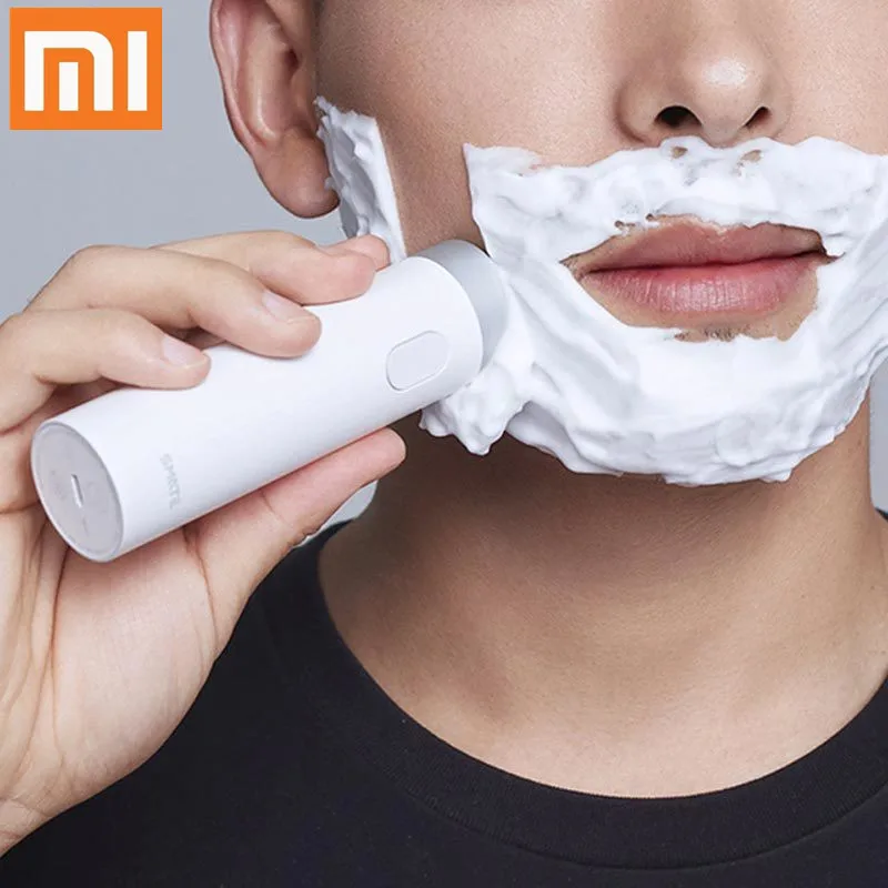 

Original Xiaomi Smate Turbine Razor Electric Men Rechargeable Beard Knife Mini Student Xiaomi Electric Razor Comfy Clean