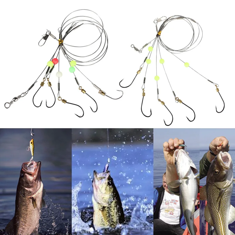 

Hot Selling 16/18/20 Size Sea Strike for Fishing Durable Steel Wire String Hook