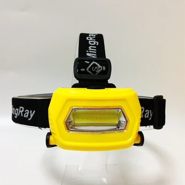 MINGRAY светодиодный налобный фонарь AAA 3 Вт COB горячая Распродажа мини-налобный пластиковый фонарик на голову фонарь для кемпинга рыболовная лампа - Испускаемый цвет: Single Yellow