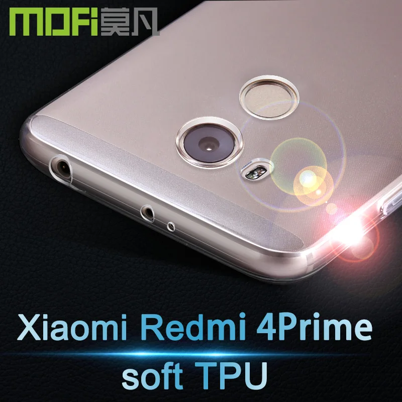 Xiaomi xiomi Redmi 4 Pro Prime чехол силиконовый MOFi 4Pro TPU мягкая задняя крышка красный рис Redmi4