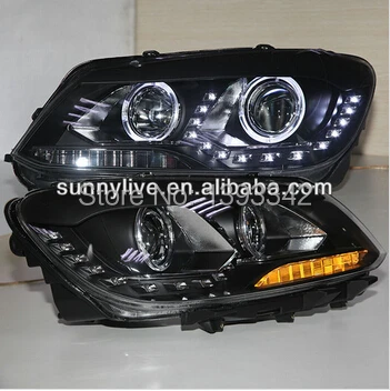

For VW Touran LED Head light Bi Xenon Projector Lens 2010-2013 year PW