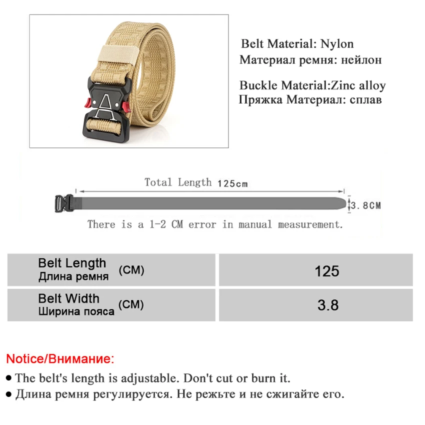 Роскошный холщовый ремень толстые тактические дизайнерские ремни для джинсов Высокое качество Повседневный нейлоновый поясной ремень с металлической пряжкой черный ремень Кобра