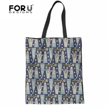 FORUDESIGNS nursebrishing первой необходимости модный дизайн женская многоразовая хозяйственная сумка из хлопка для мамы эко/продуктовый мешок Складная Сумка-дентиста