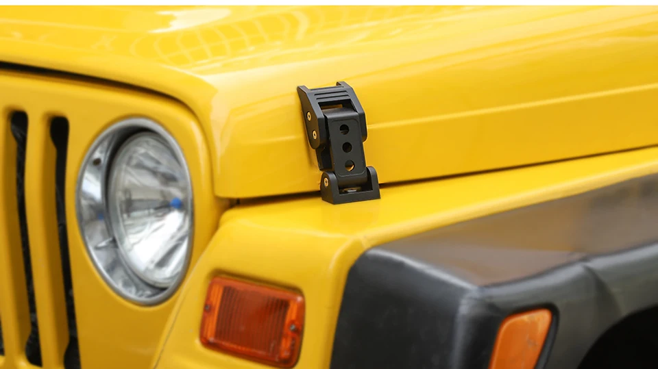 SHINEKA замки и оборудование для Jeep Wrangler TJ 1997-2006 Черный Автомобильный капот защелка защелки крышки для Jeep Wrangler TJ аксессуары