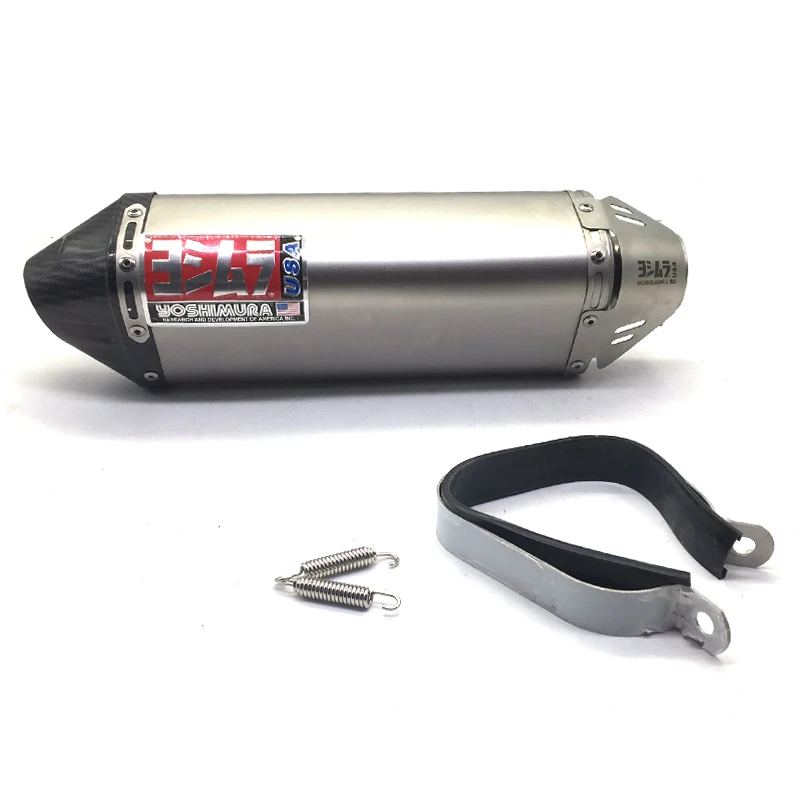 

Motorcycle Exhaust Muffler Pipe Echappement Motor For Kawasaki Yamaha Honda KTM z800 z1000 ninja250 R6