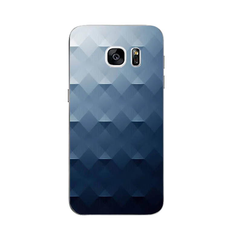 Чехол для телефона для samsung Galaxy C5 C7 Shell S4 S6 S7 Edge Plus защита задней крышки TPU текстура Креативный дизайн окрашенный - Цвет: 6080 2