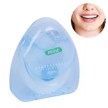 50M Micro Wax Peppermint flavor Dental Flosser Interdental Brush Teeth Stick Toothpicks Floss Pick Oral Hygiene Clean Wire