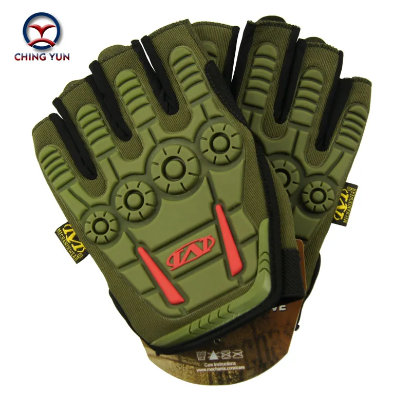 2017 male semi-finger protective ride Non-slip  gloves Men Fingerless Gloves tactical Half Finger gloves   Riding Fishing Gloves