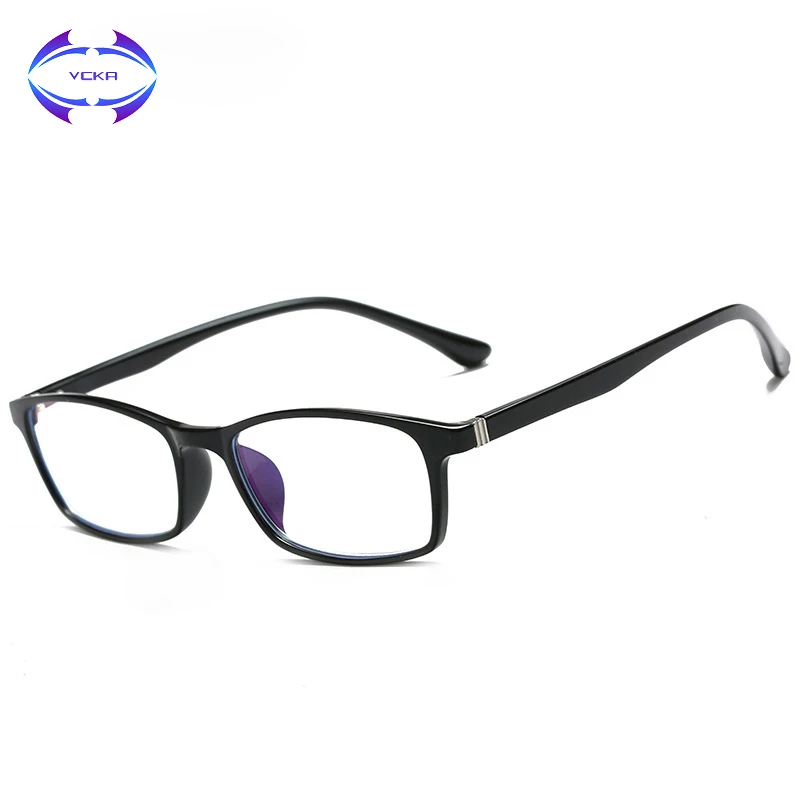 VCKA квадратный TR90 Для мужчин, очки для чтения, Для женщин компьютер УФ синий светильник Защита Анти-синий светильник унисекс дальнозоркости