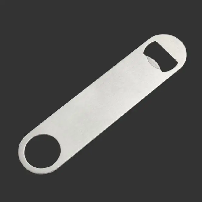 100PCS Multifunction Bottle Opener Large Stainless Steel Flat Bottle