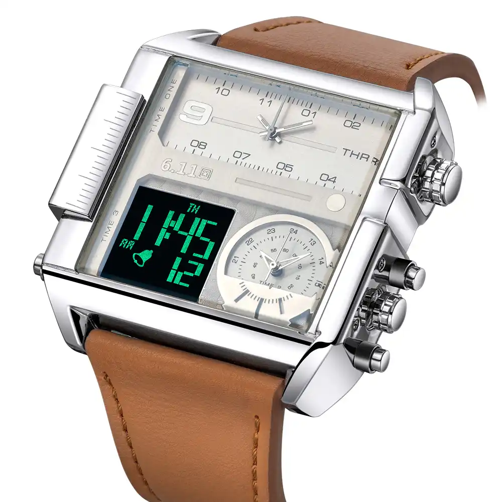 square dial digital watches for mens