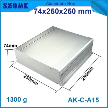 

1 piece SZOMKaluminium electronic box Black color aluminum housing with certificate and box