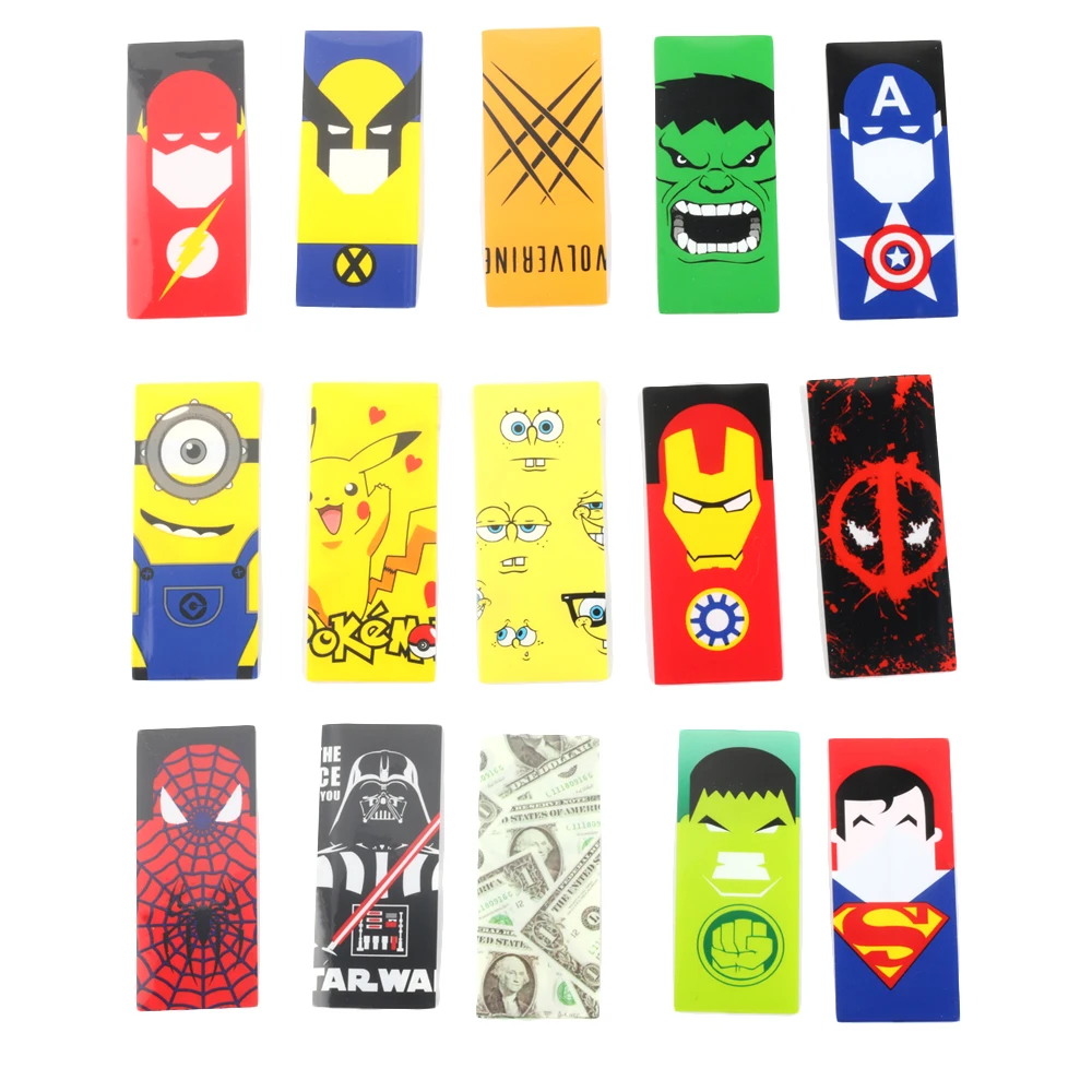 

100pcs/pack A-touch Electronic Cigarette Accessories 18650 Battery Sticker Protector Wrap Skin Spider Man Captain American