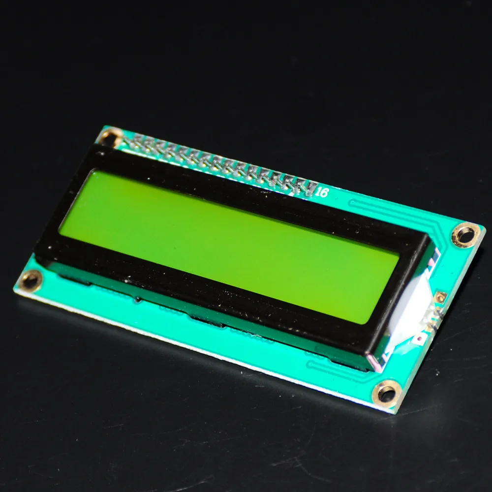 1602 Yellow-green Backlight LCD Display For Arduino 16x2 HD44780 Character IIC  (3)