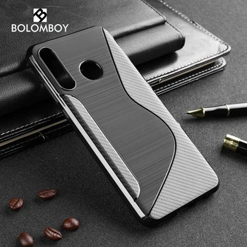 

Bolomboy Soft TPU Case For Huawei P30 Lite Case Silicone Black Cases For Huawei P30 Lite Cover Coque Flexible Slim