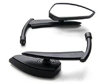 

Custom Rear View Mirrors Black Pair For Kawasaki Vulcan Classic Limited 2000