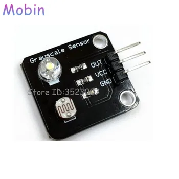 

50pcs/lot Photosensitive resistor Light Sensor Analog Grayscale Sensor Electronic Board Line finder tracking module Freeshipping