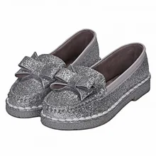New Trendy Casual Flat Heel Shoes Bow Knot Round Toe Loafer Shoes Autumn Comfortable Women Shoes Free Shipping #3jdx519