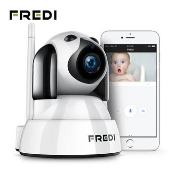 

FREDI Wireless IP Camera Baby Monitor 720P HD Security WiFi Camera Infrared Night Vision Home Network Surveillance CCTV Camera