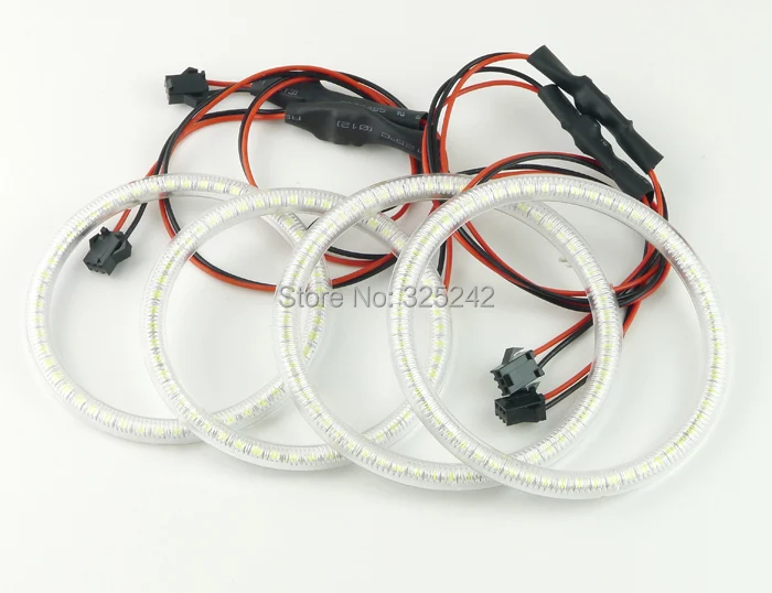 For Perodua Alza 2009 2010 2011 2012 2013 2014 2015 Excellent Ultra bright illumination smd led Angel Eyes Halo Ring kit 13 smd led angel eyes for Perodua Alza 2009-UP(5)