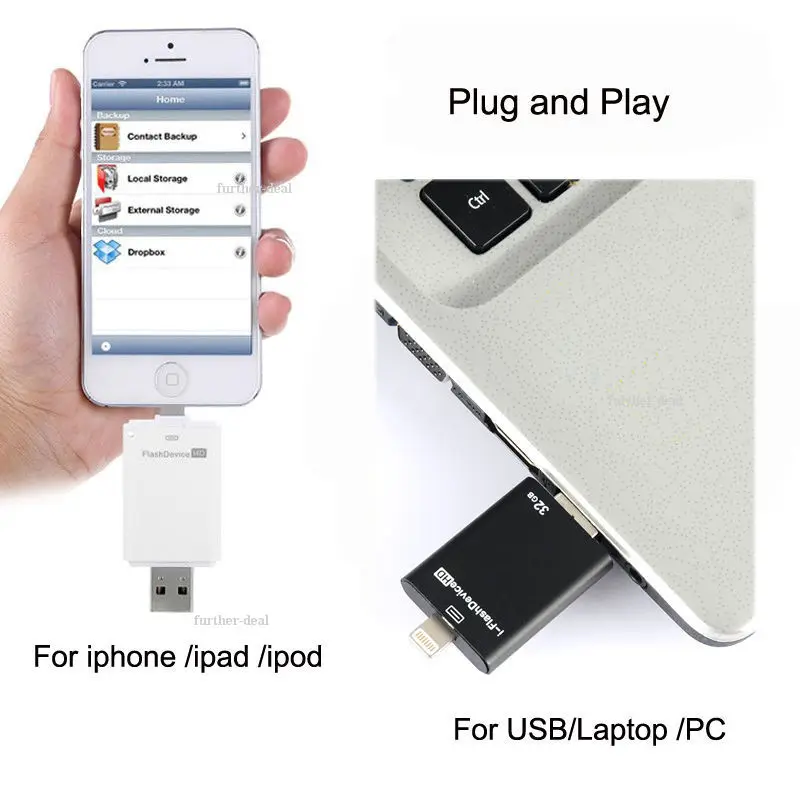 8/32/64/128 GB/256G USB я Flash Drive U диск карта памяти OTG для iPhone 5 5S 6 6 плюс 7 8 для iPad 4 воздуха мини 2 3 4 Android