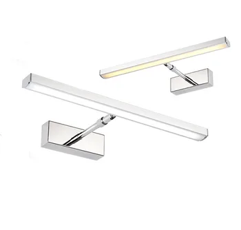 

7W 39CM Bathroom Led Mirror Front Light LED Stainless Steel Wall Mounted Make-up Bathroom Lights AC85-265V wall light fixture