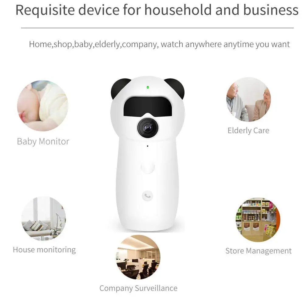 

Home Security Baby Monitor IP Camera Wi-Fi Wireless Mini Network Camera baby Surveillance Wifi 1080P Night Vision CCTV Camera