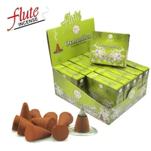

120 Cones/Pack Osmanthus Aroma Spice Incense Cones Handmade from Indian Moderate Fragrance cone Incense For Meditation