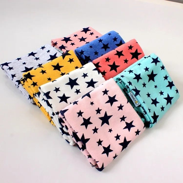 Lovely Star Print Scarfs LIC Girl Cotton Pullover Winter Warm Ring Scarves For Boys Soft Collar Kawaii Snood Children children's