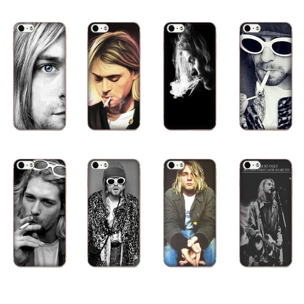 For Apple iPhone X XS Max XR 4 4S 5 5C 5S SE 6 6S 7 8 Plus On Sale Luxury Mobile Phone Shell Nirvana Band Kurt Cobain | Мобильные