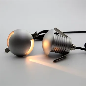 

LED Underground Light Outdoor Landscape Lighting Recessed Spot Light Kit IP67 3W 12V Patio Pavers LED Floor Deck Stair Lamp DHL