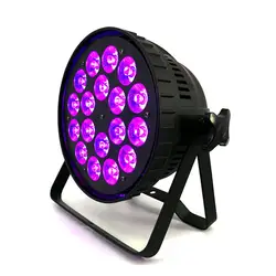 18 светодио дный 18 Вт RGBWA УФ LED Par свет DMX сценические огни деловые огни Professional плоский Par может вечерние KTV диско DJ Uplighting