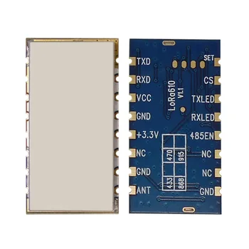 

12PCS Lora610 MESH+rubber antenna 100mW 150btyes 5km Wireless Transceiver Data rf Module MESH network repeater node rf module